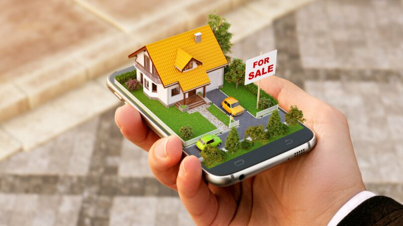 House For Sale App Phone Real Estate Search