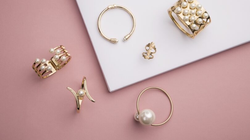 Pearl Gold Jewelry Rings