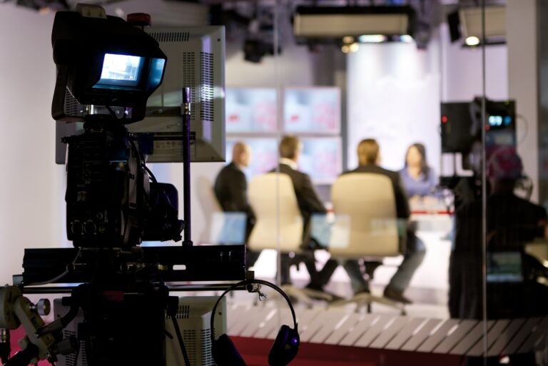 Recording Taping Live Talk Show Television Studio