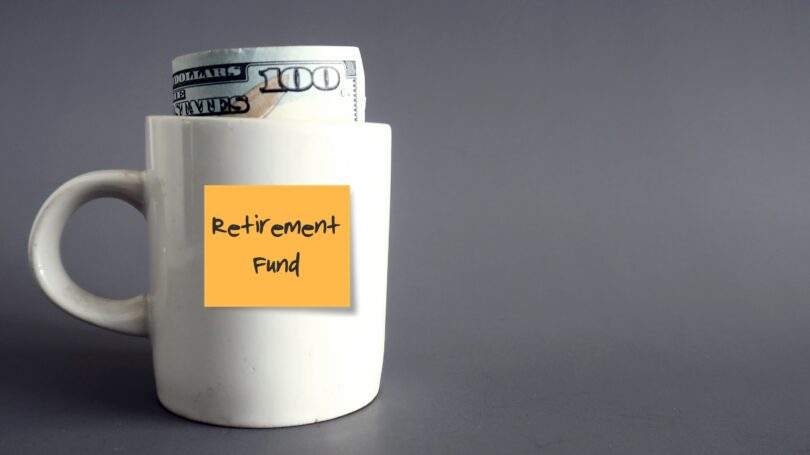 Retirement Fund Mug Cash Post It